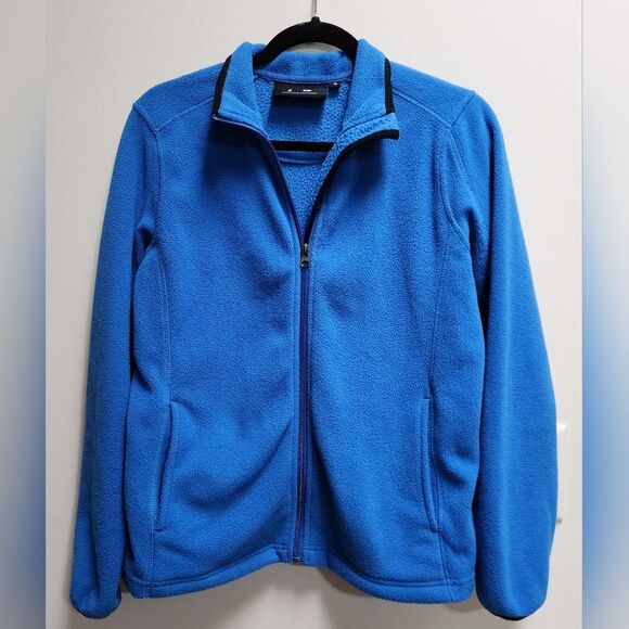 i5 Blue Fleece Zip-Up Jacket Women's Size M - Picture 2 of 9
